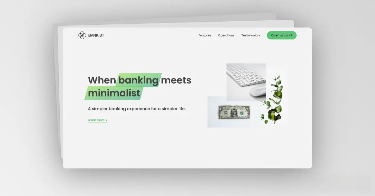 Banking website